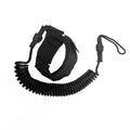 Coiled SUP and paddleboard leash
