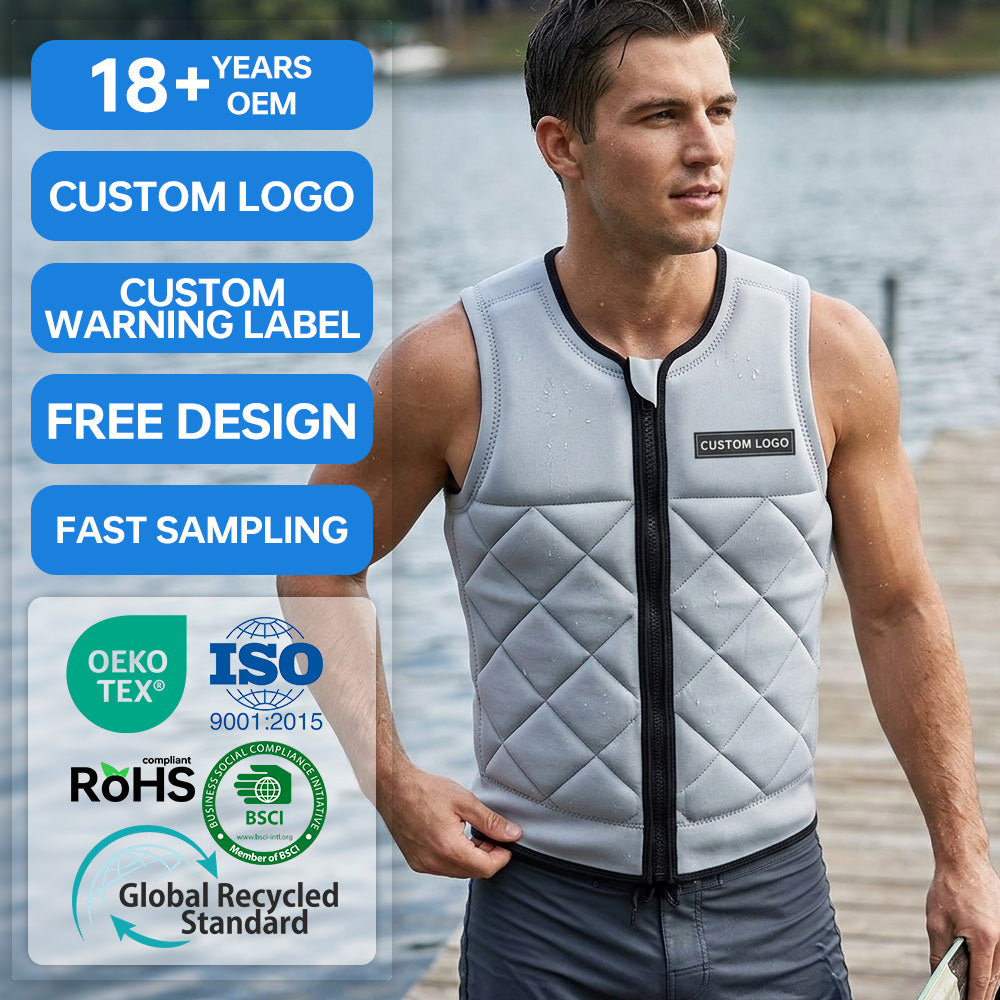 Neoprene water sports impact vest