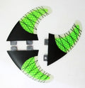 G5 honeycomb carbon thruster fin set